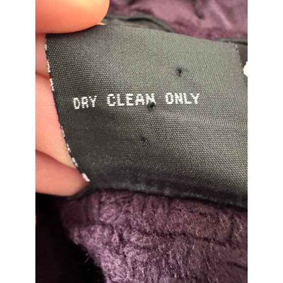 Me Jane Plum Textured Pea Coat - Picture 9 of 9